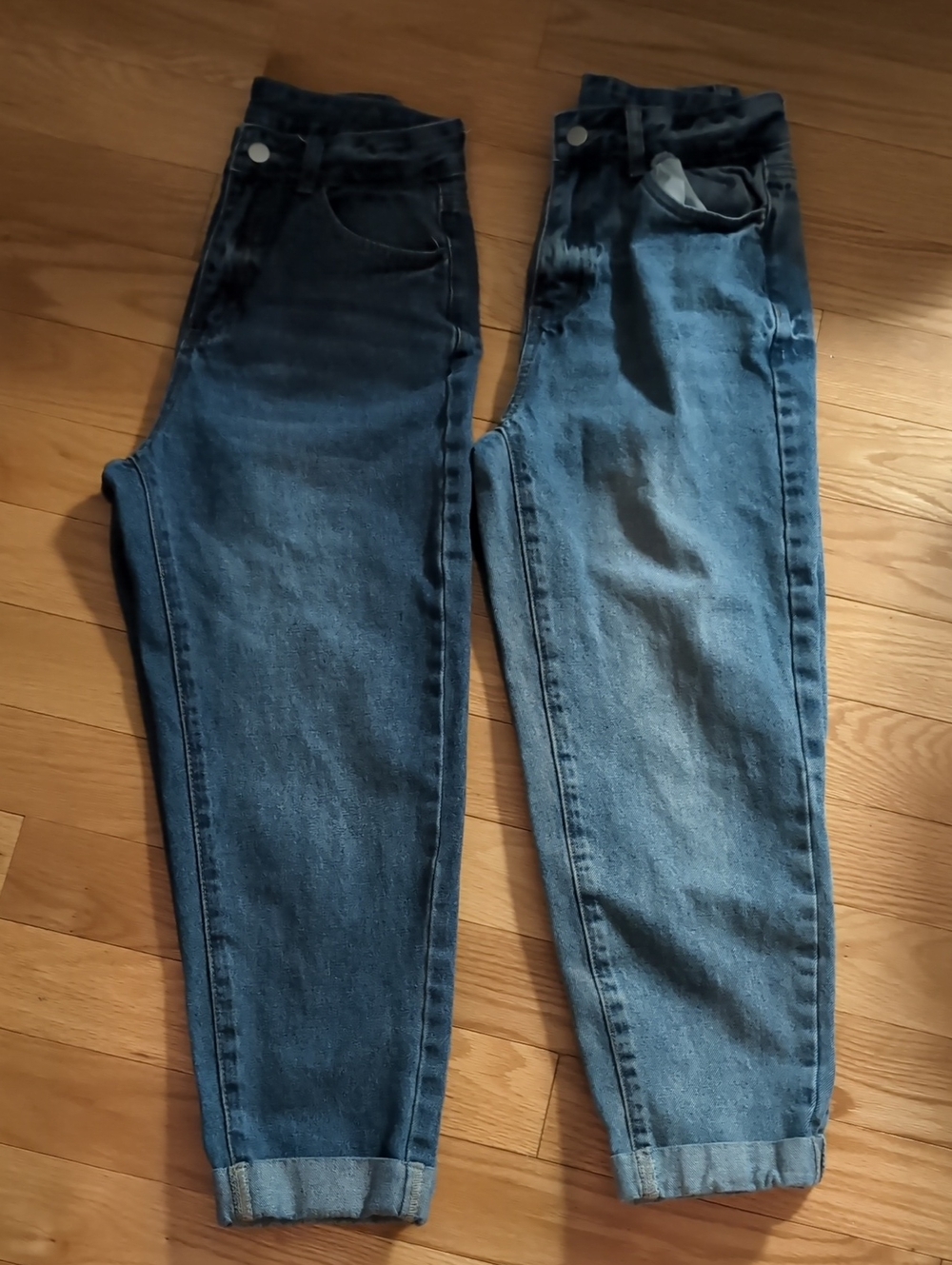 SHEIN Women's Dark and Medium Blue Jeans - Picture 1 of 7